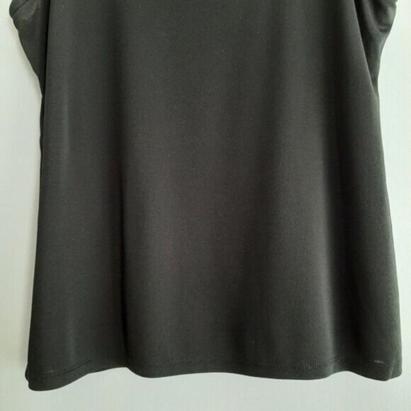 JOSEPHINE CHAUS Scoop Neck Tank Top Shell Black Sz M - Picture 4 of 8